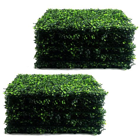 Buy Pcs X Faux Grass Wall Panel Artificial Boxwood Panels