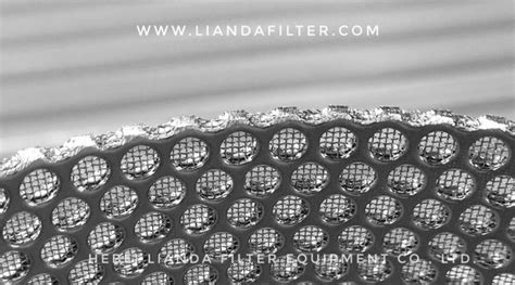 Sintered Wire Mesh With Perforated Metal Sheet Higher Strength And