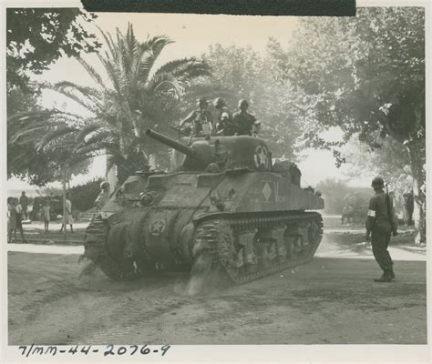 US tank is manned by French troops, Southern France, 1944 | The Digital ...