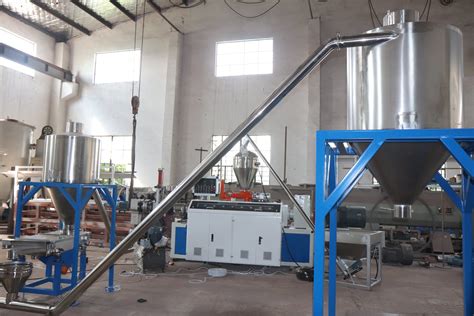 PVC Recycling Plastic Pellet Extruder Double Screw Extruding Granulator