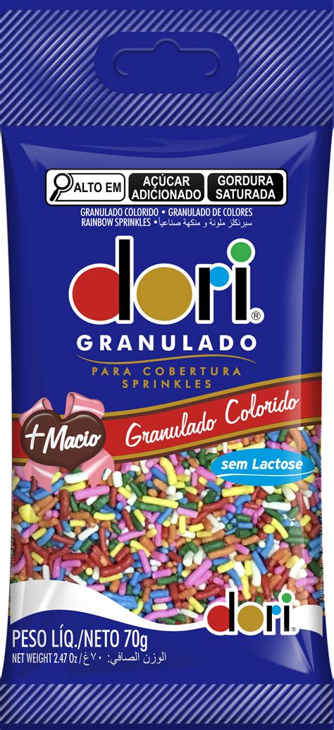 Dori Granulado Colorido 70g Dori Alimentos S A