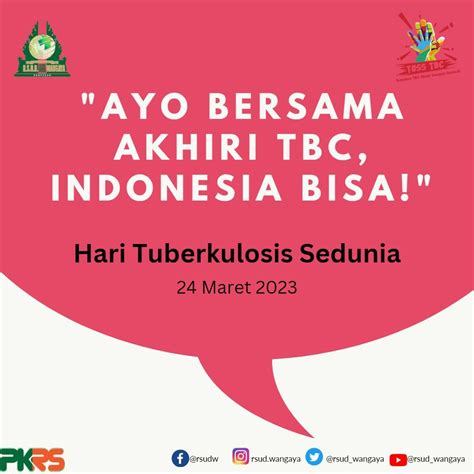 R S U D Wangaya Ayo Bersama Akhiri Tbc Indonesia Bisa