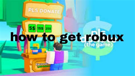 How To Get Robux In Pls Donate Youtube