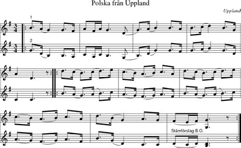 FolkWiki Musik Polska från Uppland