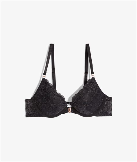 Bra No 2 Plunge Push Up Bra Envoutante Noir Etam