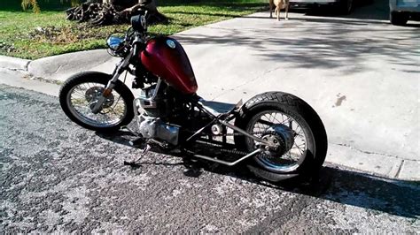 Hardtail Rebel Bobber 250 Stretched And Chopped Youtube