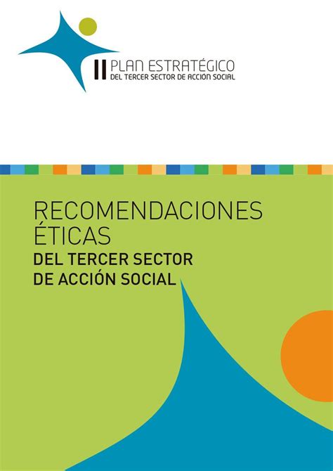 Plataforma de ONG de Acción Social Recomendaciones Éticas del Tercer