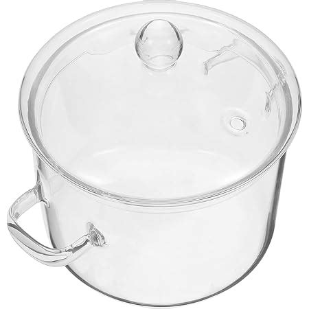 Amazon Ganazono Cooking Pot Clear Saucepan Resistant Borosilicate