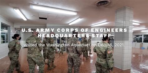 U S Army Corps Of Engineers Baltimore District On Linkedin Usacehq Tours The Washington Aqueduct