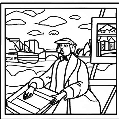 Obras De Arte Famosas Para Colorir - Obras de Arte Famosas: Desenhos para Imprimir e Colorir (Grátis)