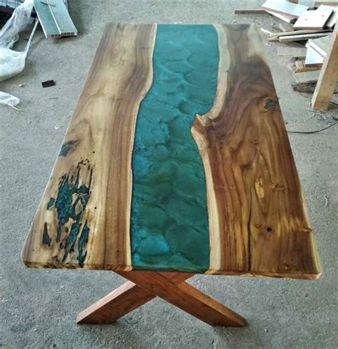 Epoxy Resin Ocean Table Ocean Table Resin Ocean Table Resin Etsy