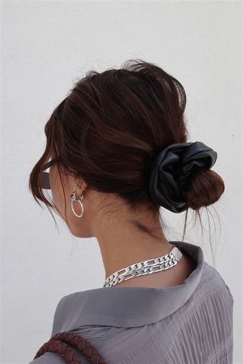 Como Fazer Scrunchie de Cetim Laço Molde Grátis