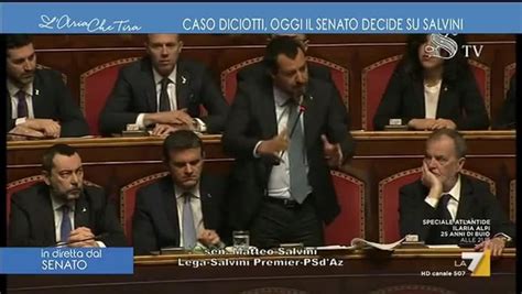 Senato Al Voto Per Il Caso Diciotti Lunga Dichiarazione Di Salvini