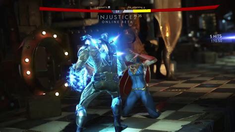 Injustice Online Beta Blue Beetle Super Move Youtube