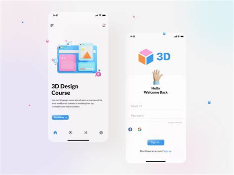 3D Design Course Mobile App by Rupesh on Dribbble