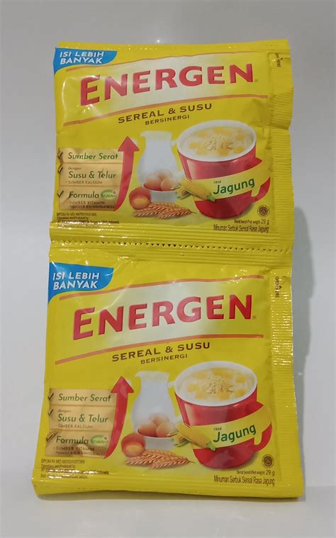 Energen Sereal All Varian 1 Renteng Isi 10 Sachet Lazada Indonesia