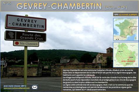 Parcourir La France Gevrey Chambertin C Te D Or