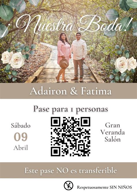 Pases Digitales Boda Invitaciones De Boda Digitales Pases Para Boda