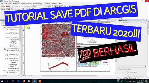 CARA MENGATASI ARCGIS ERROR MENYIMPAN PDF TERBARU 2020 ARCGIS 10 3