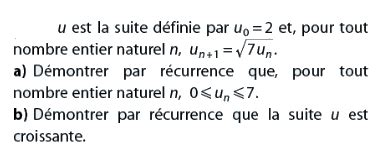 Exercices D Entrainement Pour Le Chapitre R Currence Et Suites