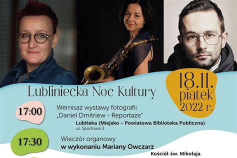 Nadchodzi Lubliniecka Noc Kultury Lubliniec Info