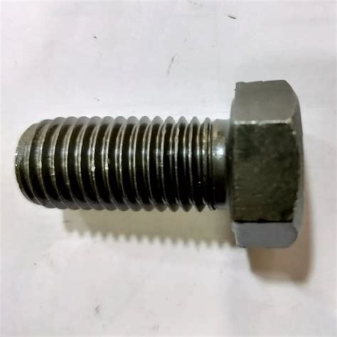 Bolt Diameter M12 12 Mm 8 8 MS Hex Bolt Mild Steel At 10 Piece In