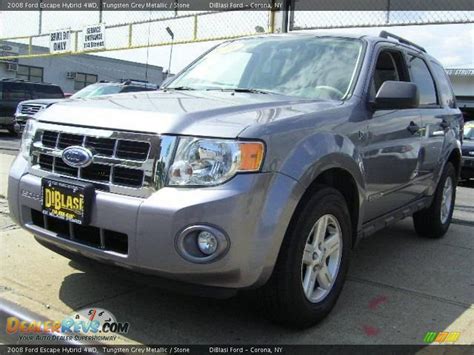 2008 Ford Escape Hybrid 4wd Tungsten Grey Metallic Stone Photo 1