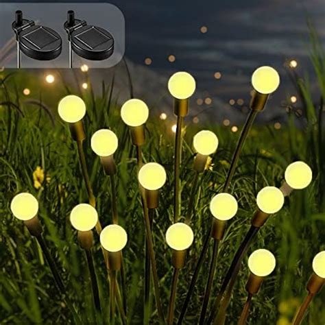 Ovker Luci Solari Giardino Esterno Pezzi Led Lampade Solari