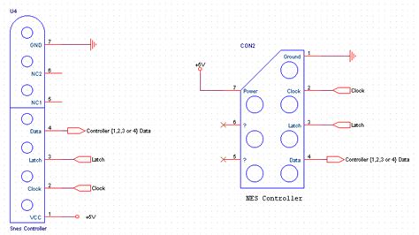 Nes Controller Wiring Diagram Wiring Diagram Pictures