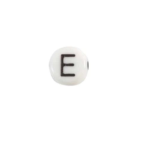 Glass Letter E Alphabet Bead The Bead Shop Nottingham Ltd