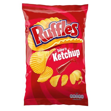 Ruffles Patatas Fritas Sabor Ketchup Bolsa 150 G