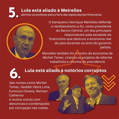 Apoiadores de Ciro divulgam 12 motivos para não votar em Lula