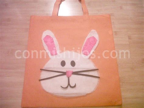 Bolsa De Conejo Para Pascua Manualidades Infantiles