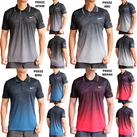 Jual Polo Olah Raga Pria P Kaos Training Futsal Gym Running Lari