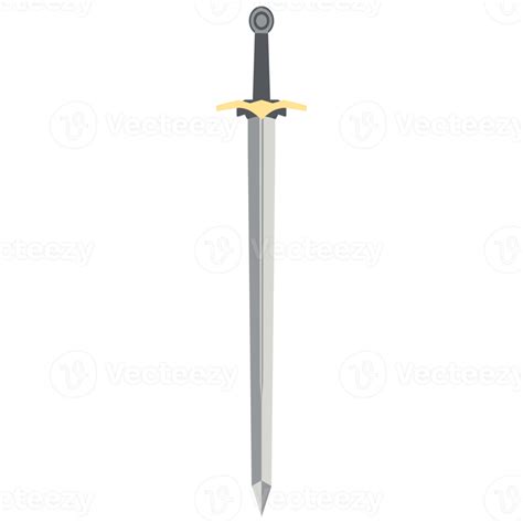 Sword Two Handed Two Side Sharp Swords Samurai Knight Weapon 15441365 Png