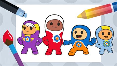 Make a picture with the Go Jetters - CBeebies - BBC