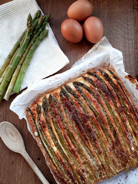 TORTA SALATA DI PRIMAVERA CON ASPARAGI E RICOTTA L Angolo Delle