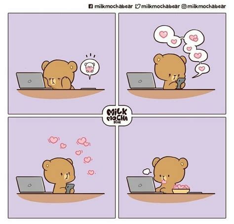 Milk mocha bear comics story | Milk & mocha, Cute drawings, Cute bear ...