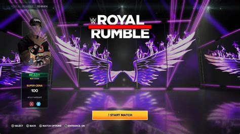 Wwe 2k23 John Cena Royal Rumble Match Youtube