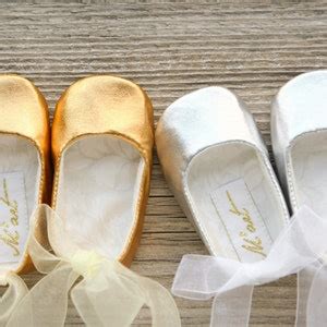 Baby Ballet Shoes, Baby Ballerina Shoes White Ivory Pink Gold Silver ...