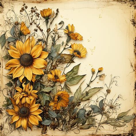 Premium Photo | Autumn Elegance Set of Sunflower Bouquets and Fall ...