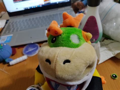 How I Fixed My Bootleg Bowser Jr Plush Mario Amino