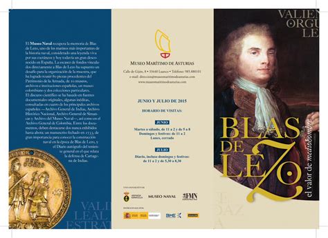 Pdf Triptico Blas De Lezo Museo Mar Timo De Asturias Title