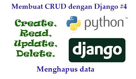 Membuat CRUD Dengan Django Menghapus Data Afrizals Blog