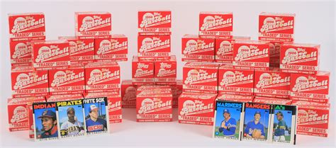 Lot Detail Topps Traded Baseball Trading Cards Complete Factory