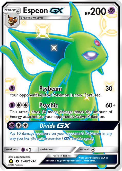 Espeon Gx Hidden Fates Shiny Vault Pokémon Tcg Guru