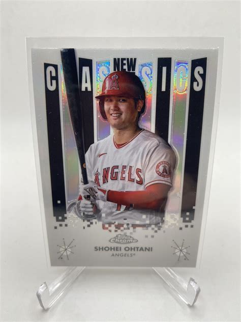 Shohei Ohtani Topps Chrome Shohei Ohtani Silver Refractor Values