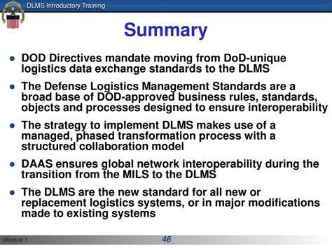 Defense Logistics Management Standards Dlms Introductory Training Ppt Download