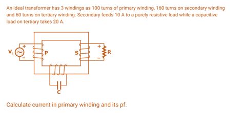 Answered An Ideal Transformer Has 3 Windings As Bartleby