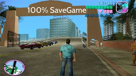 How To Save Game In Gta Vice City Gta Vc 100 Save Game Complete All Mission Youtube